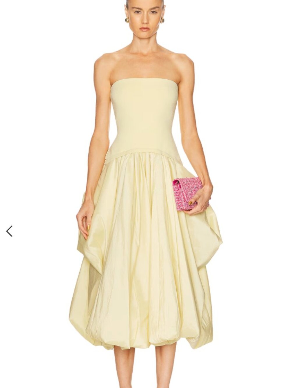 NWOT SIMKHAI Izzy Midi Dress in Sunglow size XS